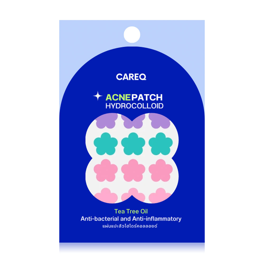 CAREQ Acne Patch Hydrocolloid 24 Dots #Flower4C