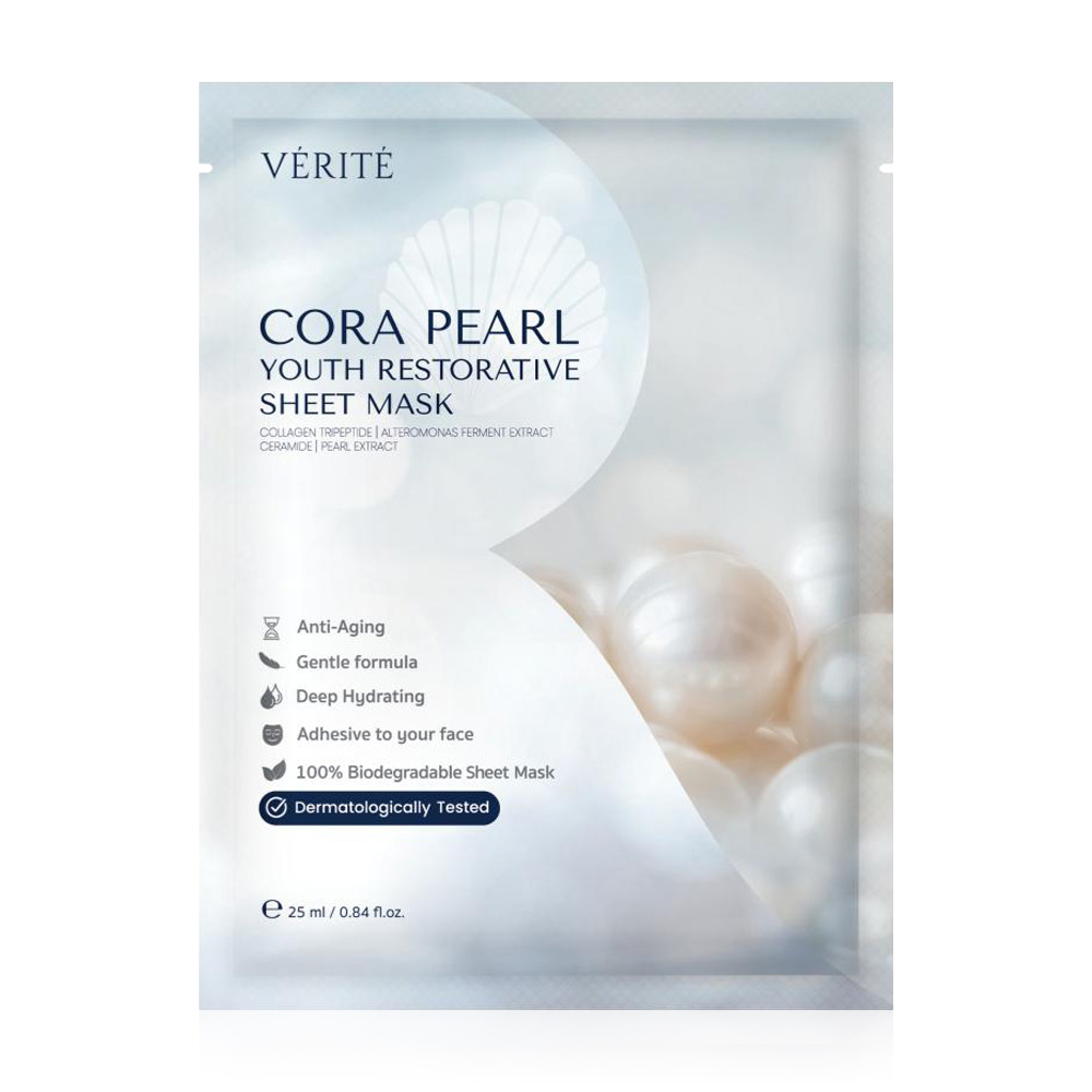 Verite Cora Pearl Youth Restorative Sheet Mask 25ml