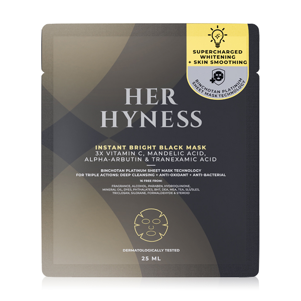 HER HYNESS Instant Bright Black Mask 25ml