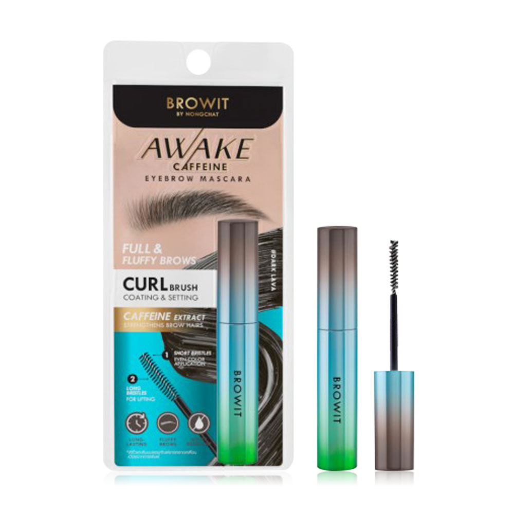 Browit Awake Caffeine Eyebrow Mascara 4g #Dark Lava