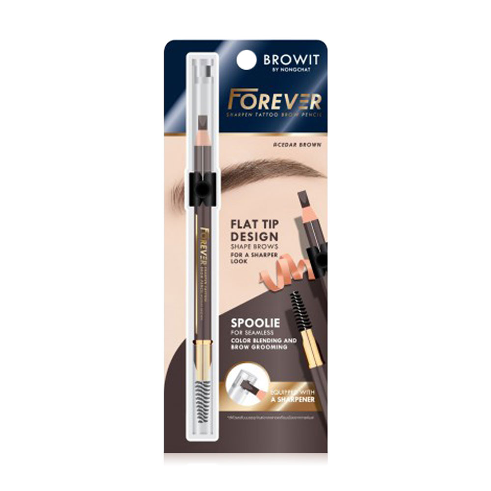 Browit Forever Sharpen Tattoo Brow Pencil 2.6g #Cedar Brown