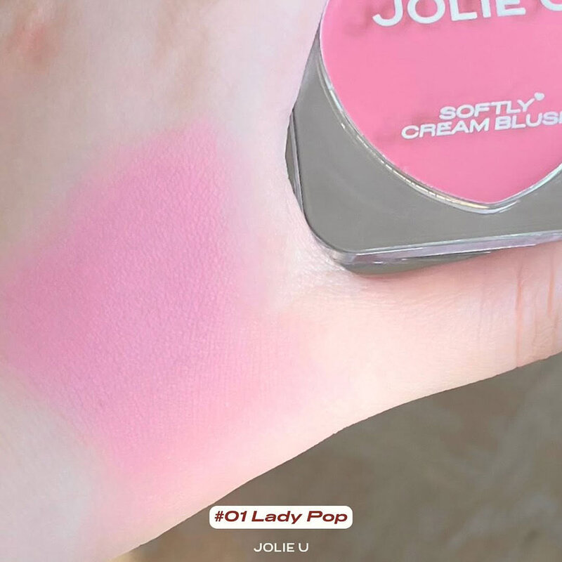 JOLIE U Softly Cream Blush 5g #01 Lady Pop