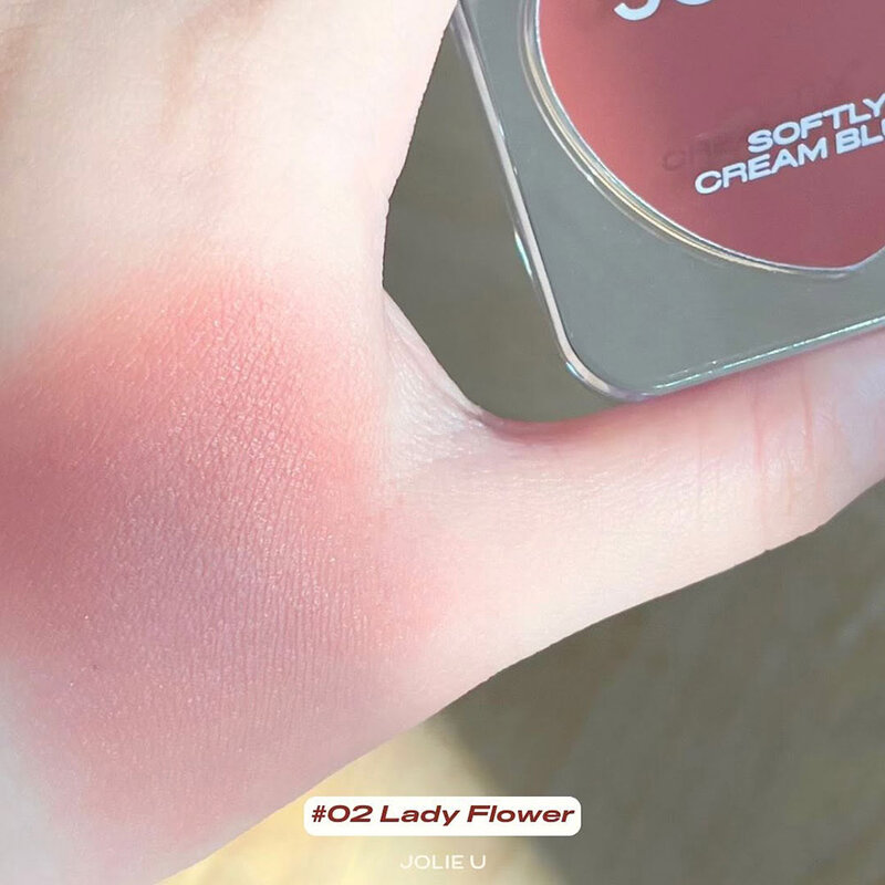JOLIE U Softly Cream Blush 5g #02 Lady Flower