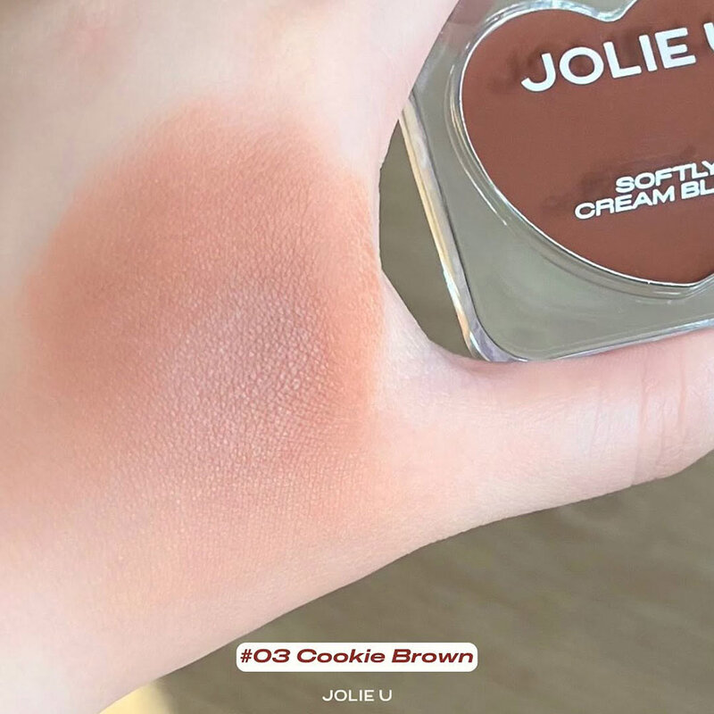 JOLIE U Softly Cream Blush 5g #03 Cookie Brown