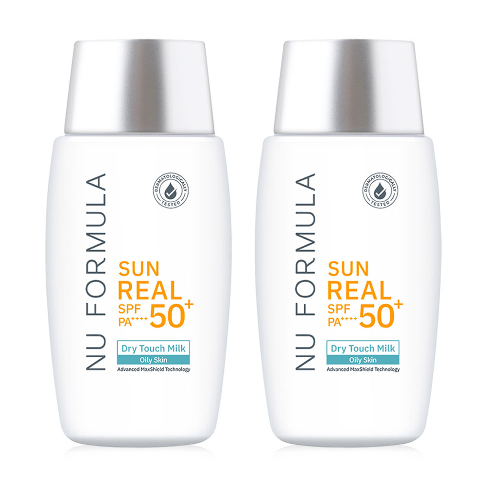 Nu Formula Sun Real SPF50+/PA++++ Dry Touch Milk [40g x 2pcs].