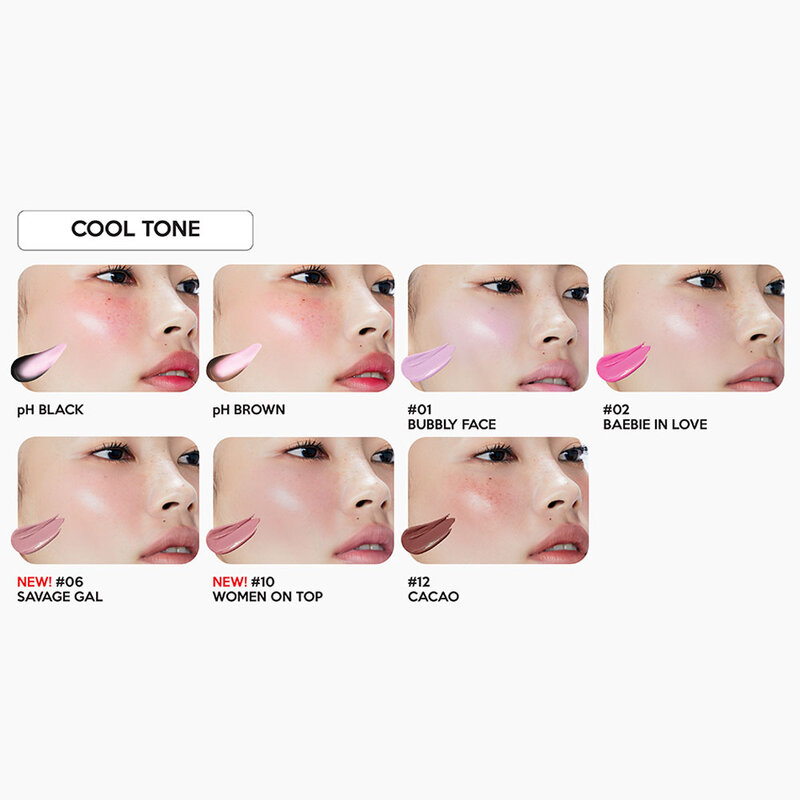 LA GLACE Baebie Vibes Cream Blush 3.8g #06 Savage Gal