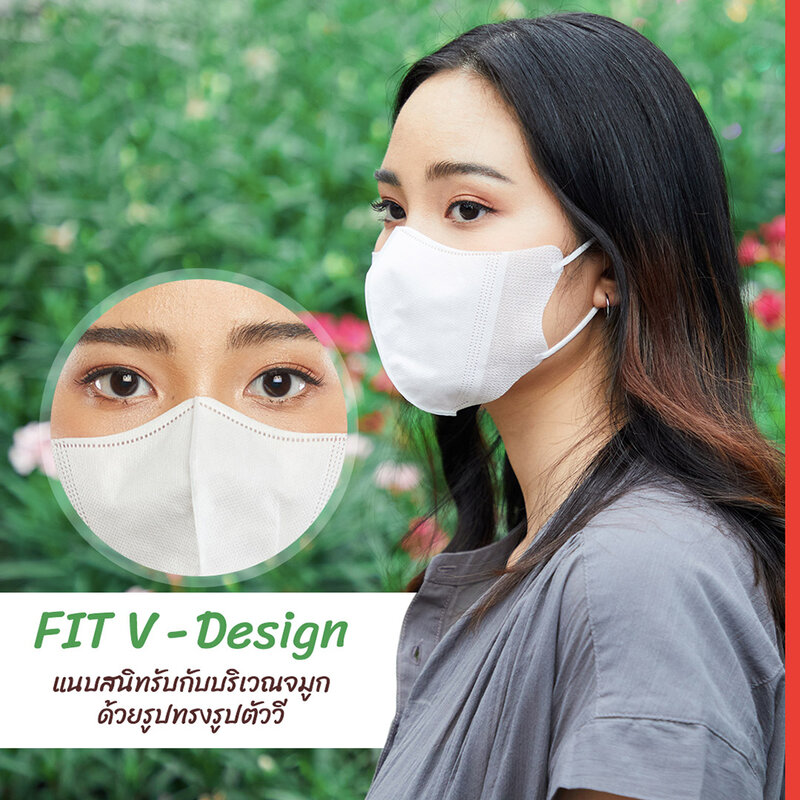 IRIS OHYAMA Disposable Face Mask Nvn - 30Rm Vfit [30pcs x 2 Boxes] #White