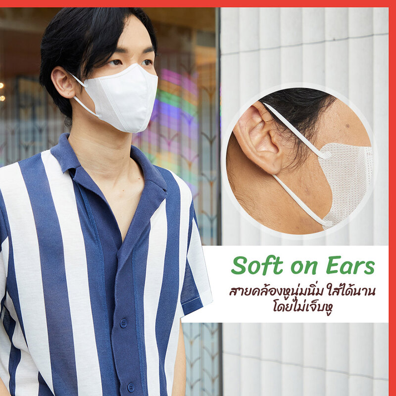 IRIS OHYAMA Disposable Face Mask Nvn - 30Rm Vfit [30pcs x 2 Boxes] #White