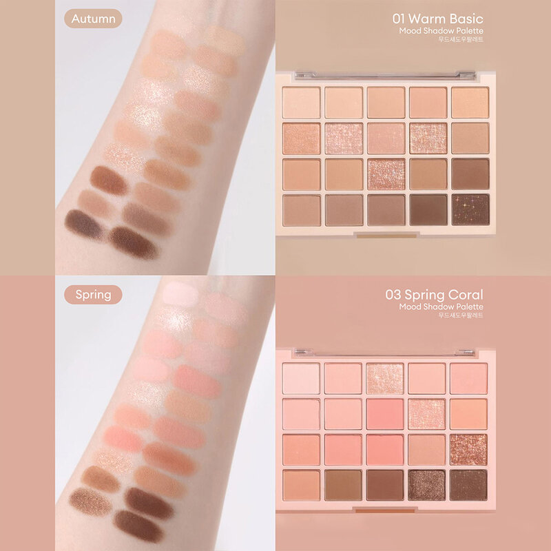 Dasique Mood Shadow Palette 10.5g #01 Warm Basic