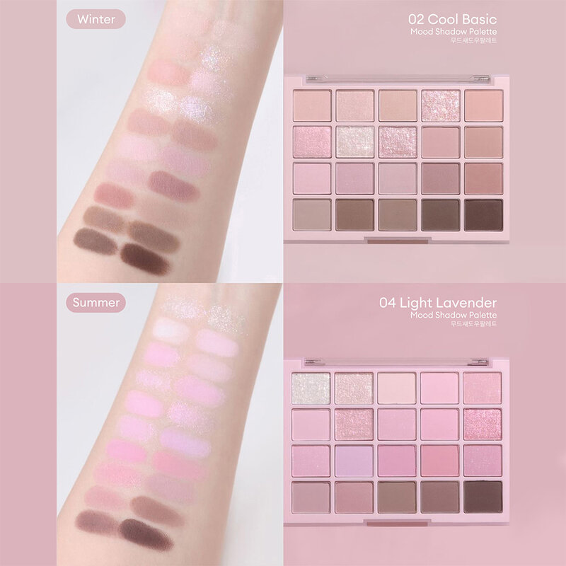 Dasique Mood Shadow Palette 10.5g #04 Light Lavender