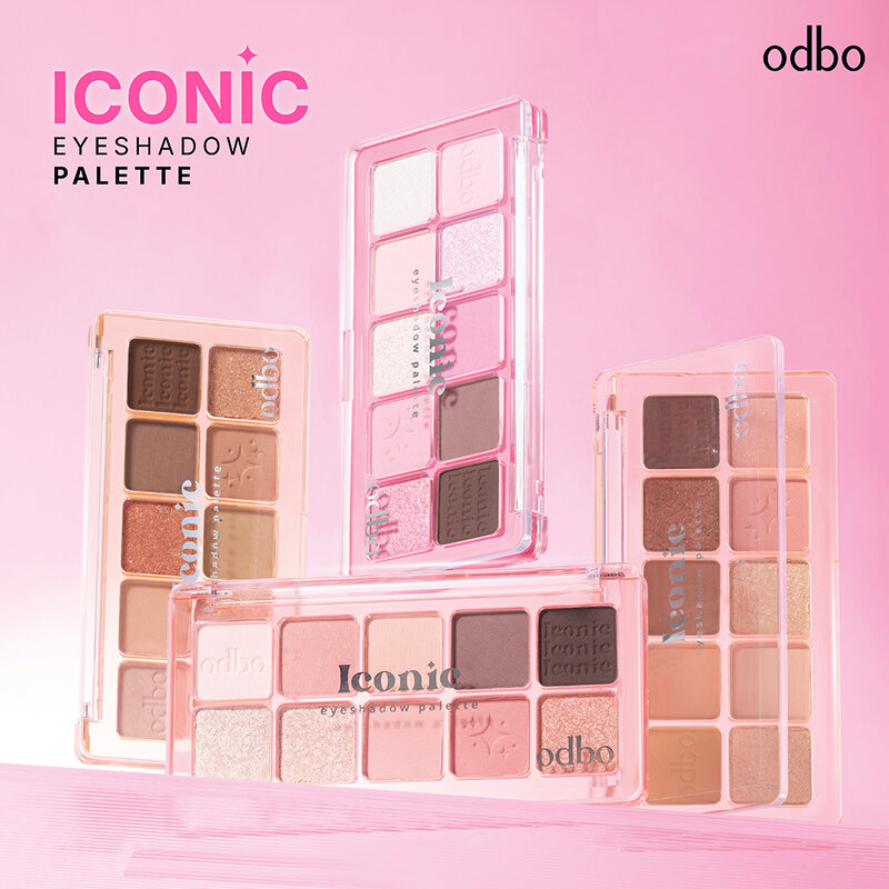 ODBO Iconic Eyeshadow Palette 7g #02 Coral Spring