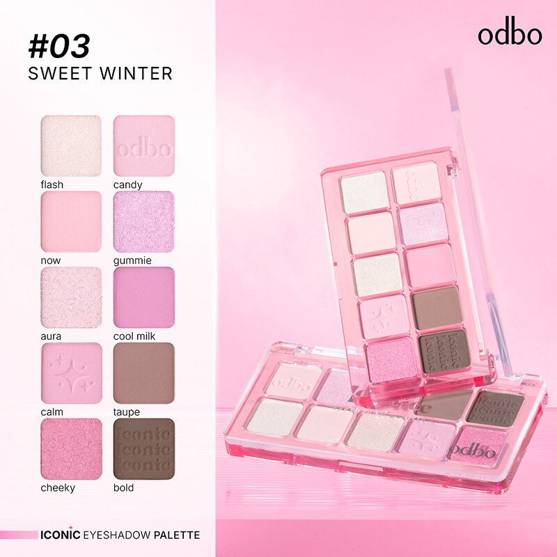 ODBO Iconic Eyeshadow Palette 7g #03 Sweet Winter