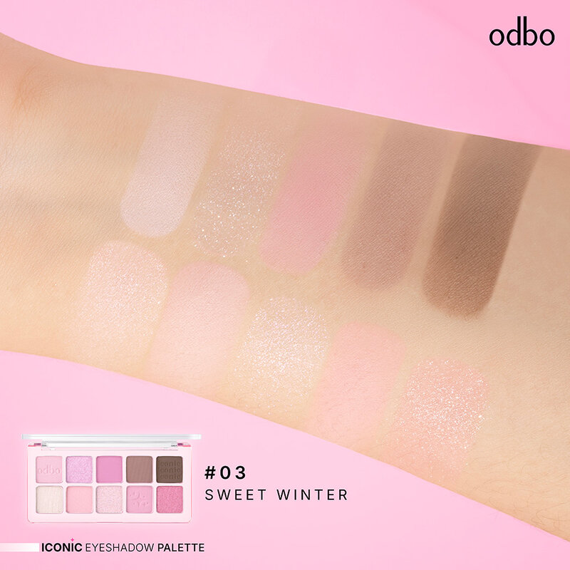 ODBO Iconic Eyeshadow Palette 7g #03 Sweet Winter