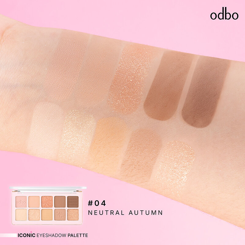 ODBO Iconic Eyeshadow Palette 7g #04 Neutral Autumn