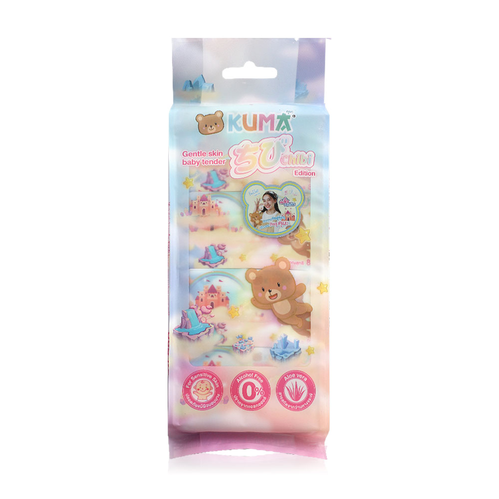 KUMA Gentle Skin Baby Tender Chibi [8 Sheets x 4pcs]