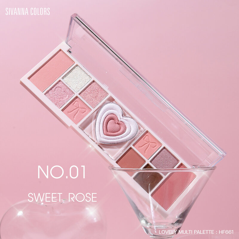 SIVANNA Colors Lovely Multi Palette 18.1g #01 Sweet Rose