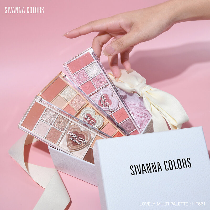 SIVANNA Colors Lovely Multi Palette 18.1g #02 Peach Coral