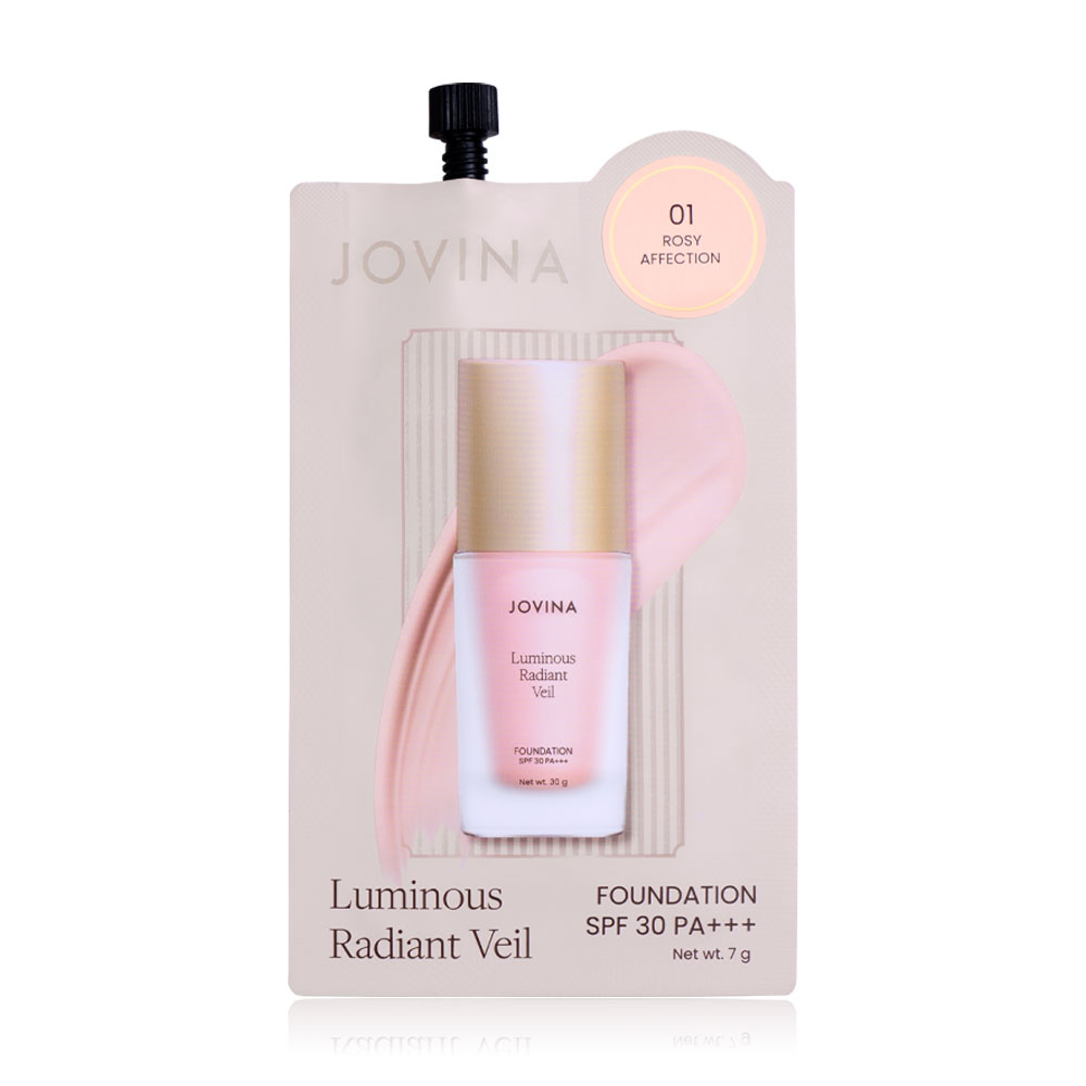 JOVINA Luminous Radiant Veil Foundation SPF30 PA+++ 7g #01 Rosy Affection
