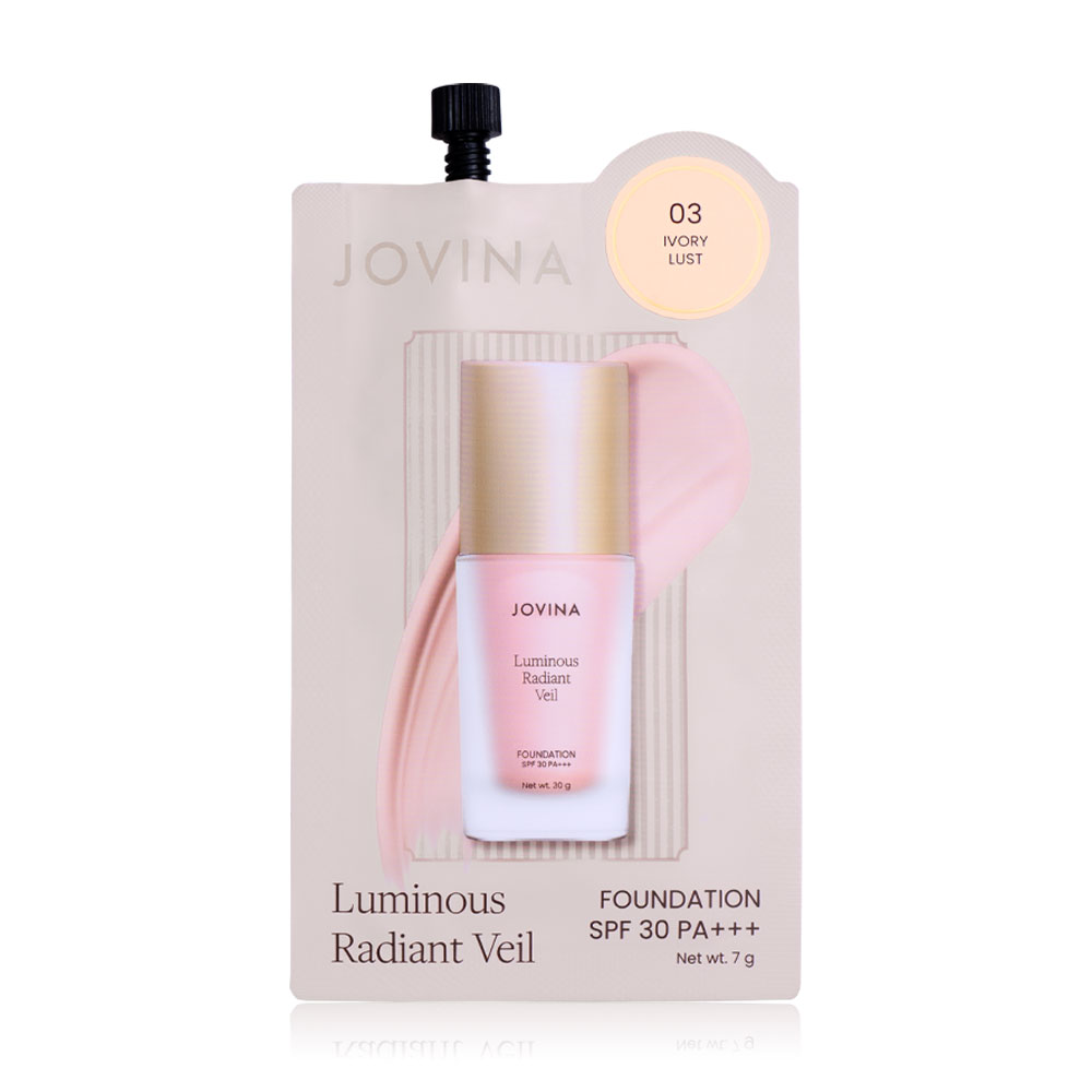 JOVINA Luminous Radiant Veil Foundation SPF30 PA+++ 7g #03 Ivory Lust