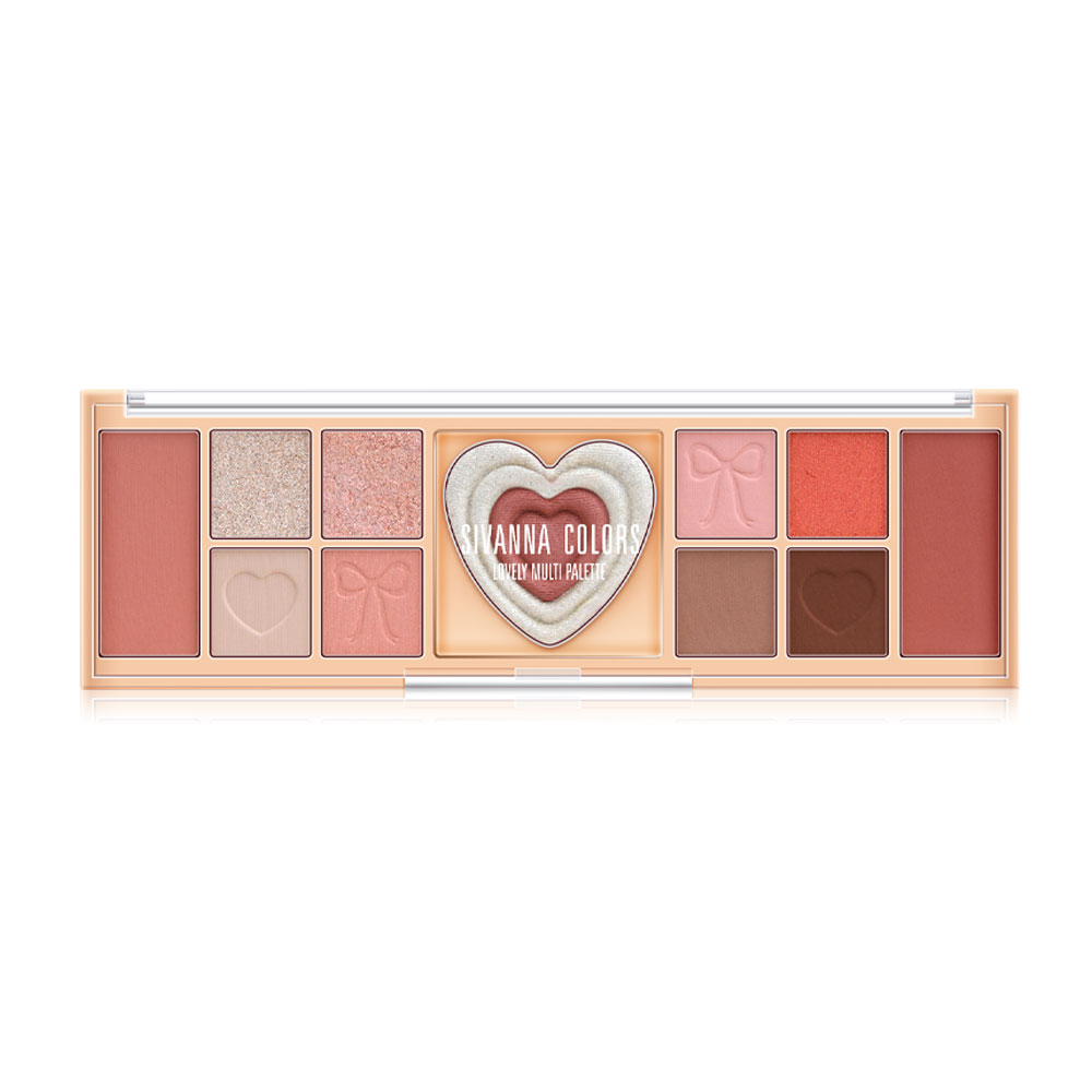 SIVANNA Colors Lovely Multi Palette 18.1g #02 Peach Coral