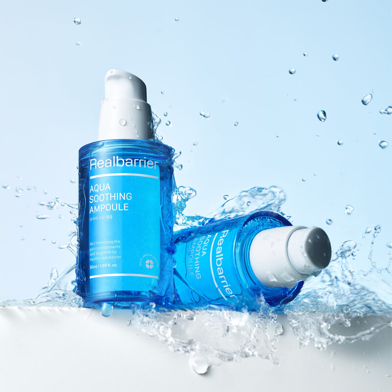 Real Barrier Aqua Soothing Ampoule Set 50ml + Real Barrier Aqua Soothing Cream 25ml