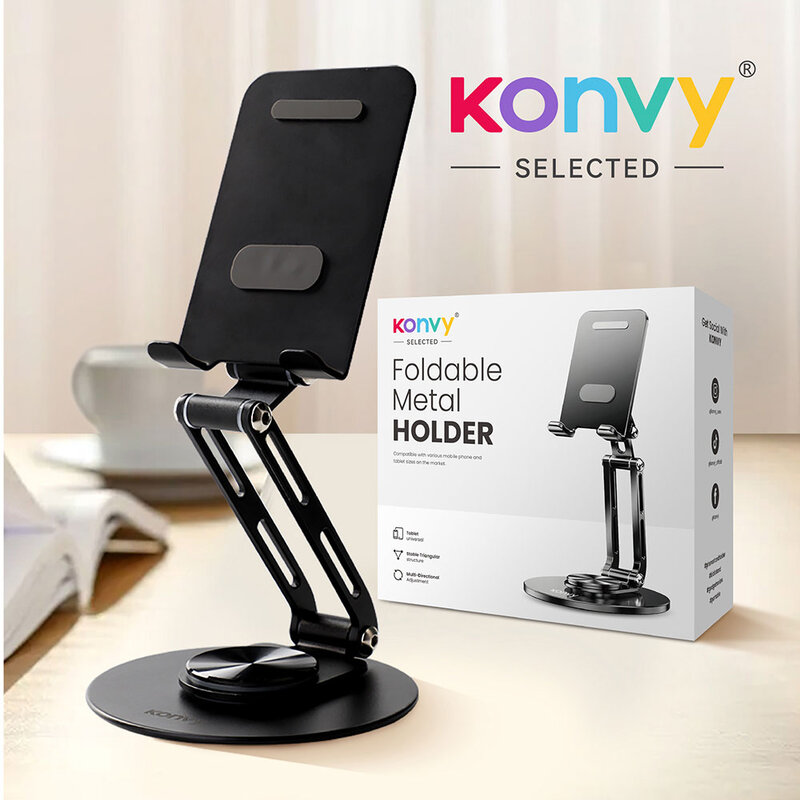 Konvy Foldable Metal Phone Holder 1pc
