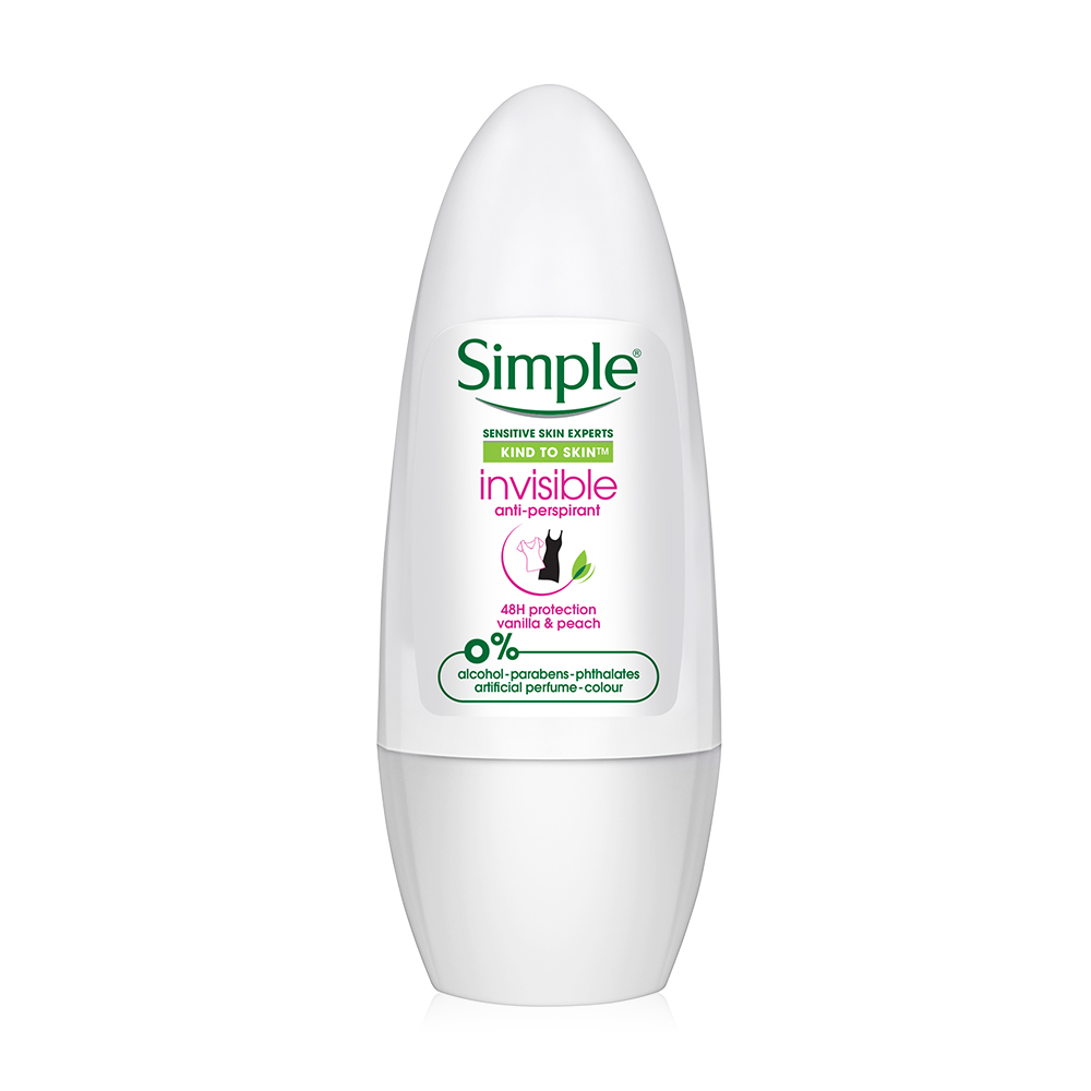 Simple Sensitive Skin Experts Invisible Anti-Perspirant Roll On 45ml