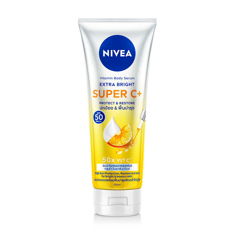 NIVEA Extra Bright Super C+ Vitamin Serum SPF50/PA+++ 170ml