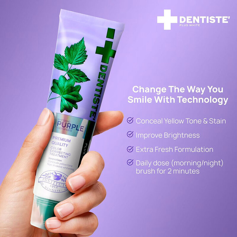 Dentiste Plus White Whitening Purple Toothpaste 100g