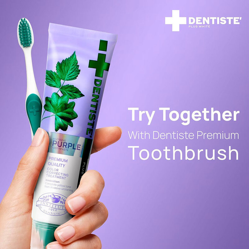 Dentiste Plus White Whitening Purple Toothpaste 100g