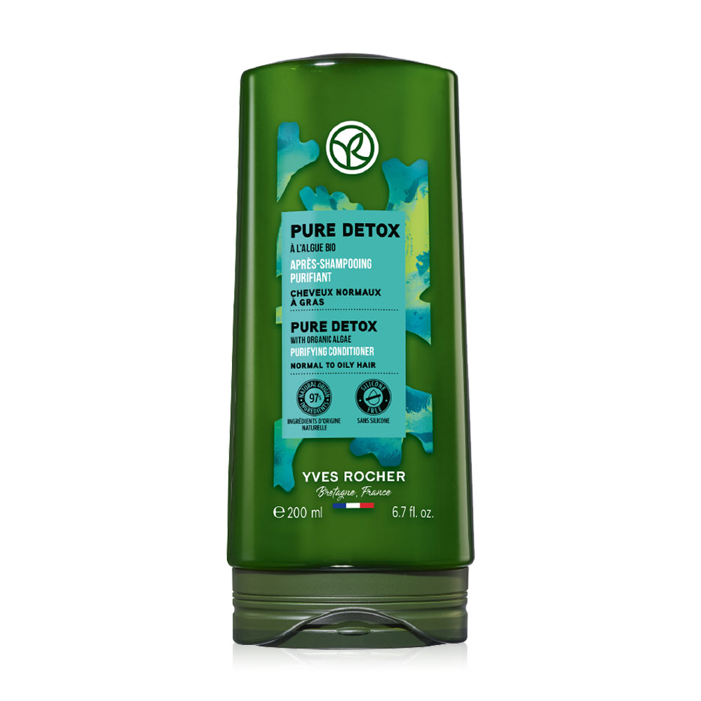 Yves Rocher Pure Detox With Organic Algae Purifying Conditioner 200ml