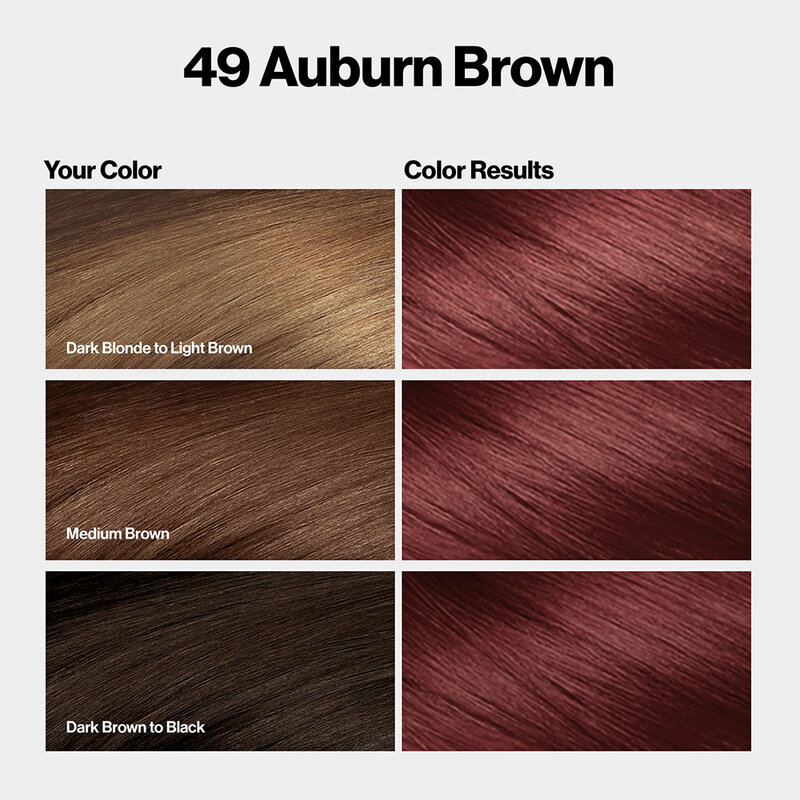 REVLON Colorsilk Beautiful Color With Keratin 130ml #49 Auburn Brown