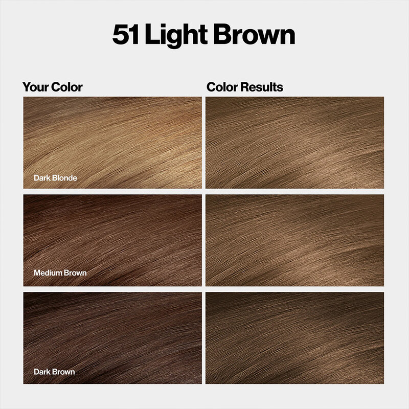 REVLON Colorsilk Beautiful Color With Keratin 130ml #51 Light Brown