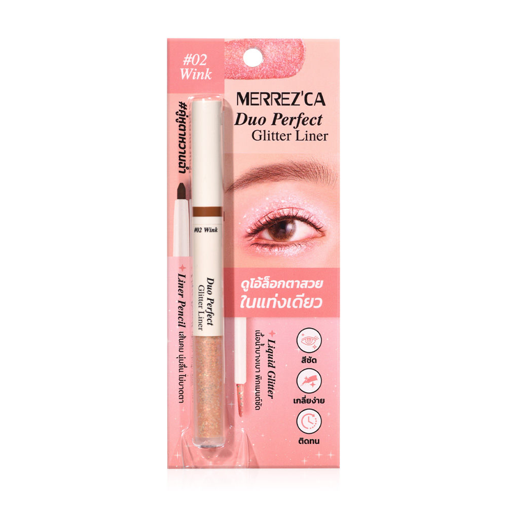 Merrezca Duo Perfect Glitter Liner 1.9g #02 Wink