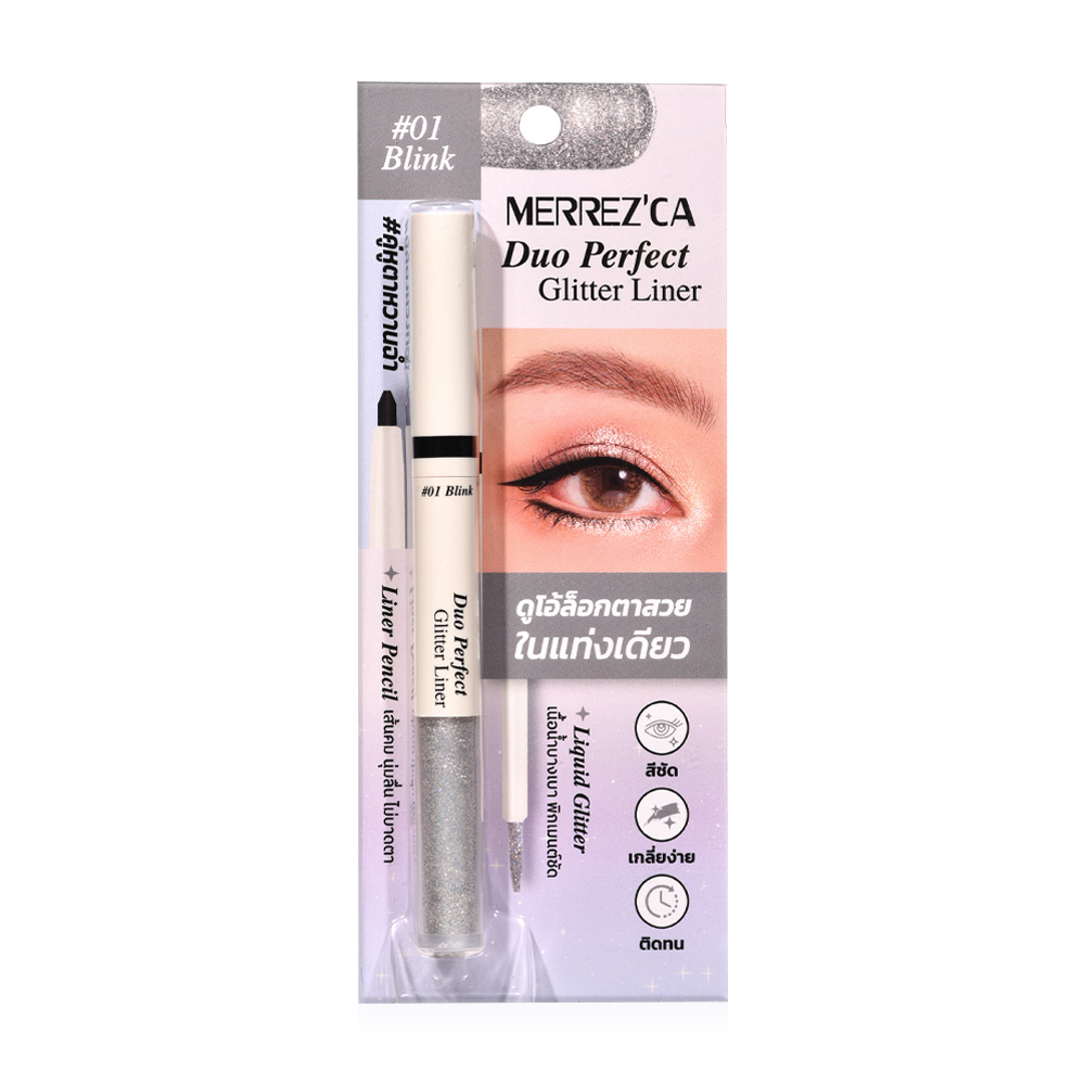 Merrezca Duo Perfect Glitter Liner 1.9g #01 Blink