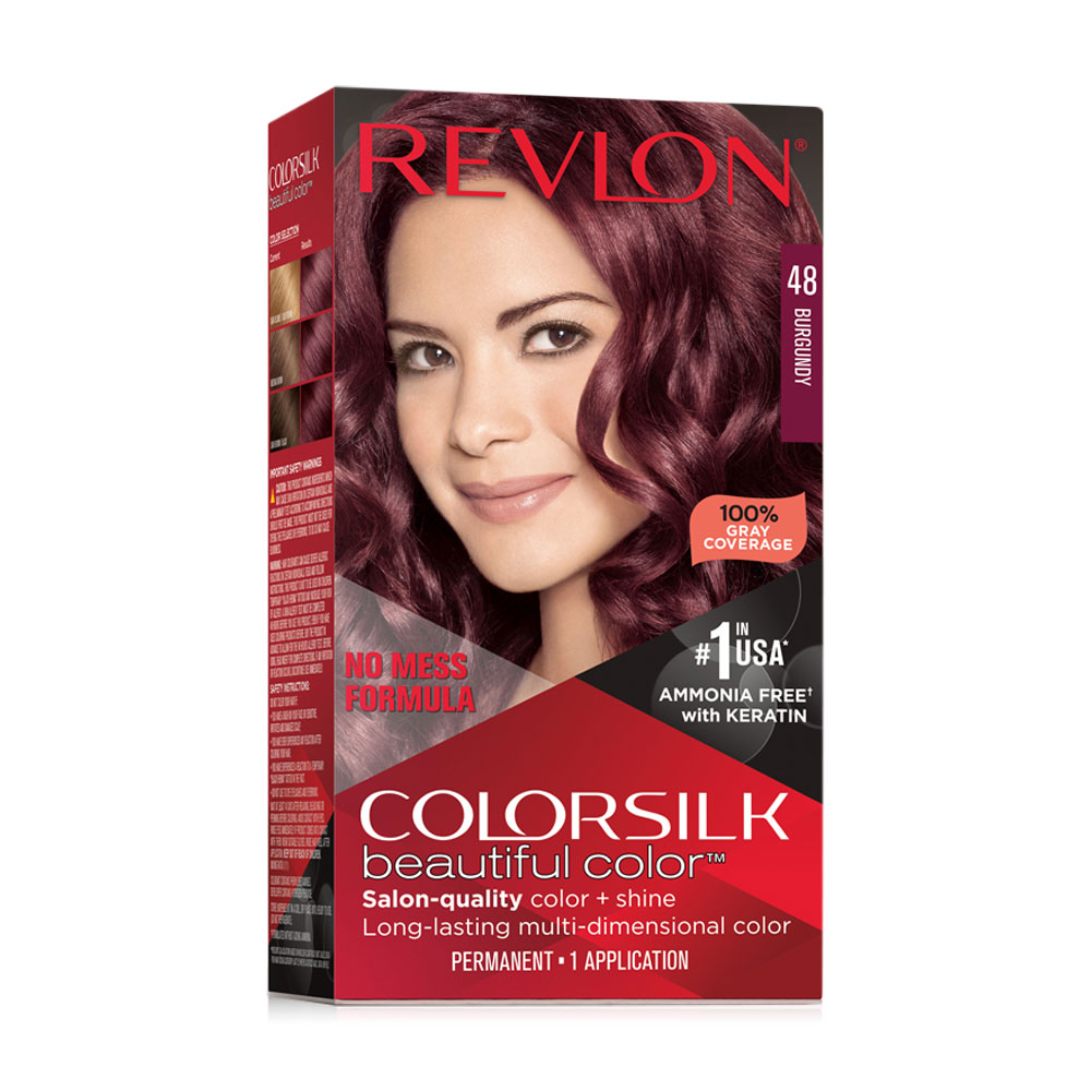 REVLON Colorsilk Beautiful Color With Keratin 130ml #48 Burgundy