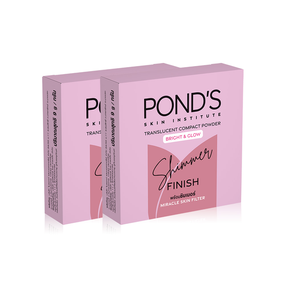 Ponds Compact Powder #Bright & Glow [9g x 2pcs]