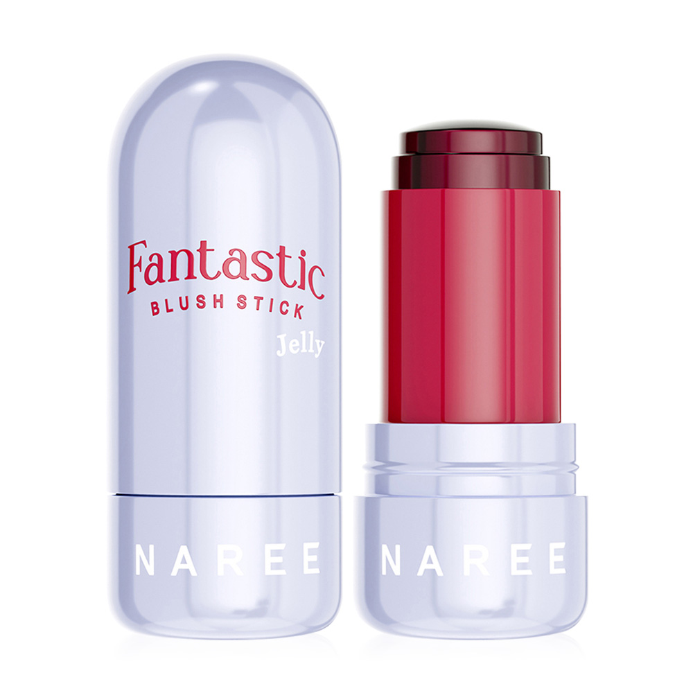 Naree Fantastic Blush Stick Jelly 9g #05 Ever Red