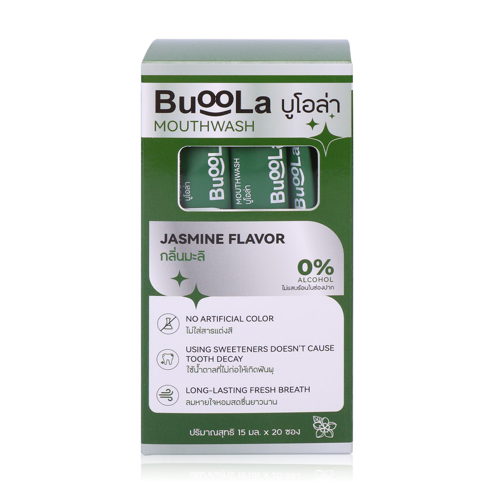 BuooLa Mouthwash Jasmine Flavor [15ml x 20pcs]
