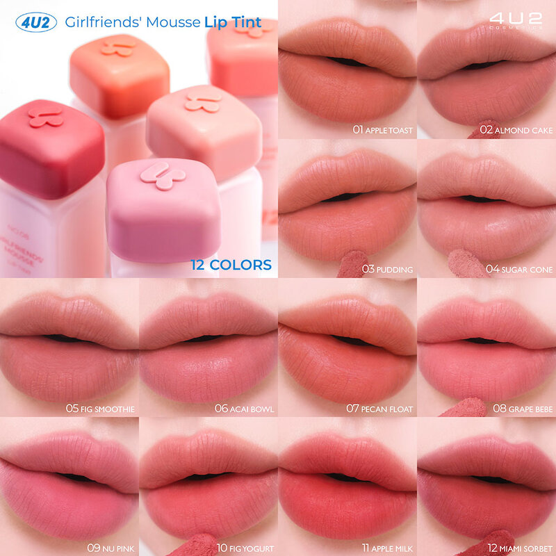 4U2 Girlfriends' Mousse Lip Tint 3g #11