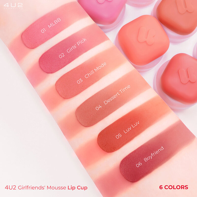 4U2 Girlfriends' Mousse Lip Cup 5g #01