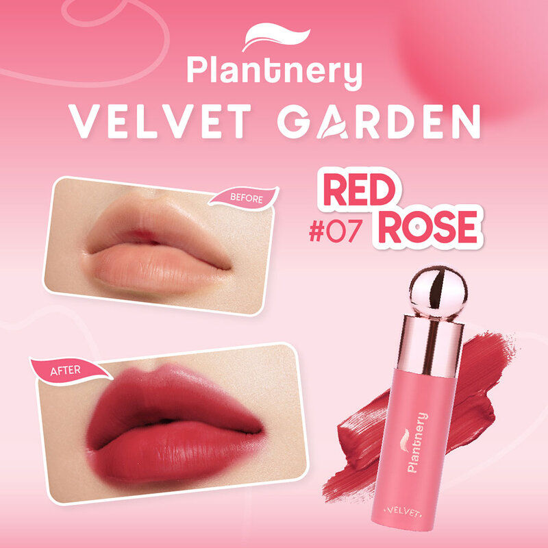 Plantnery Velvet Garden Color Lip 4g #07 Red Rose