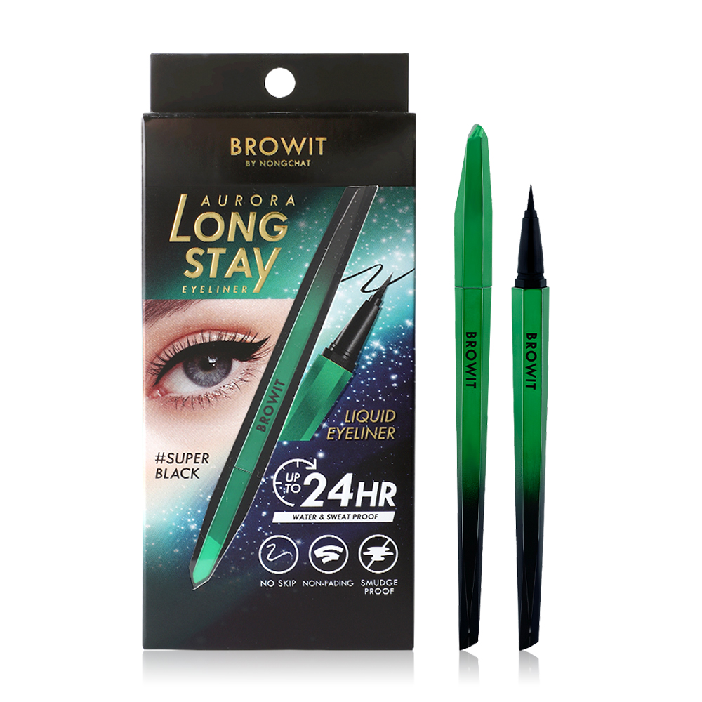 Browit Aurora Long Stay Eyeliner 0.5g #Super Black