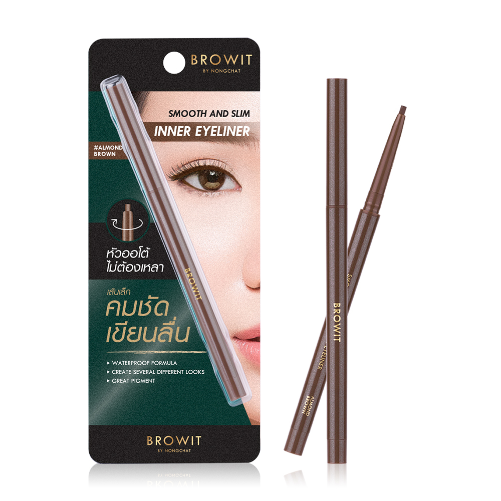 Browit Smooth And Slim Inner Eyeliner 0.1g #Almond Brown