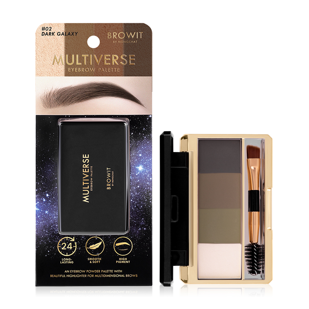 Browit Multiverse Eyebrow Palette #02 Dark Galaxy [1g x 4Colors]