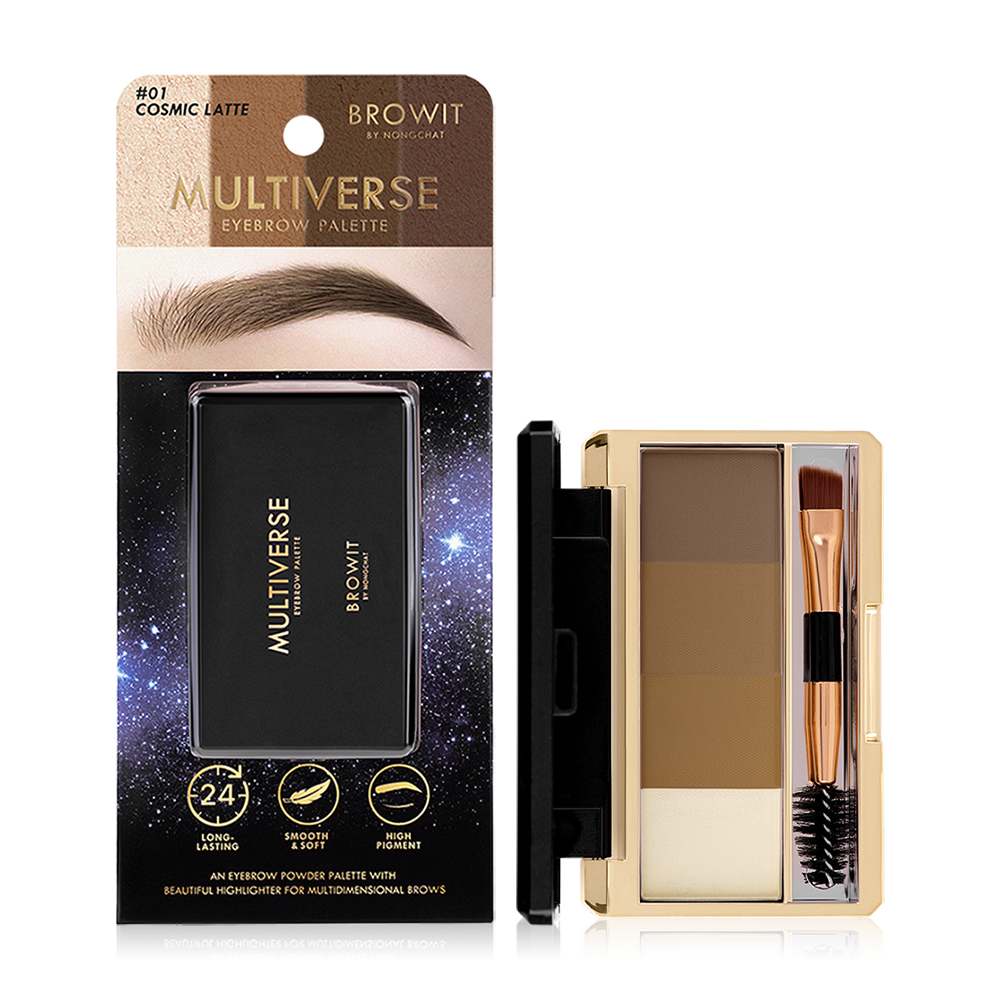 Browit Multiverse Eyebrow Palette 4g #01 Cosmic Latte [1g x 4 Colors]