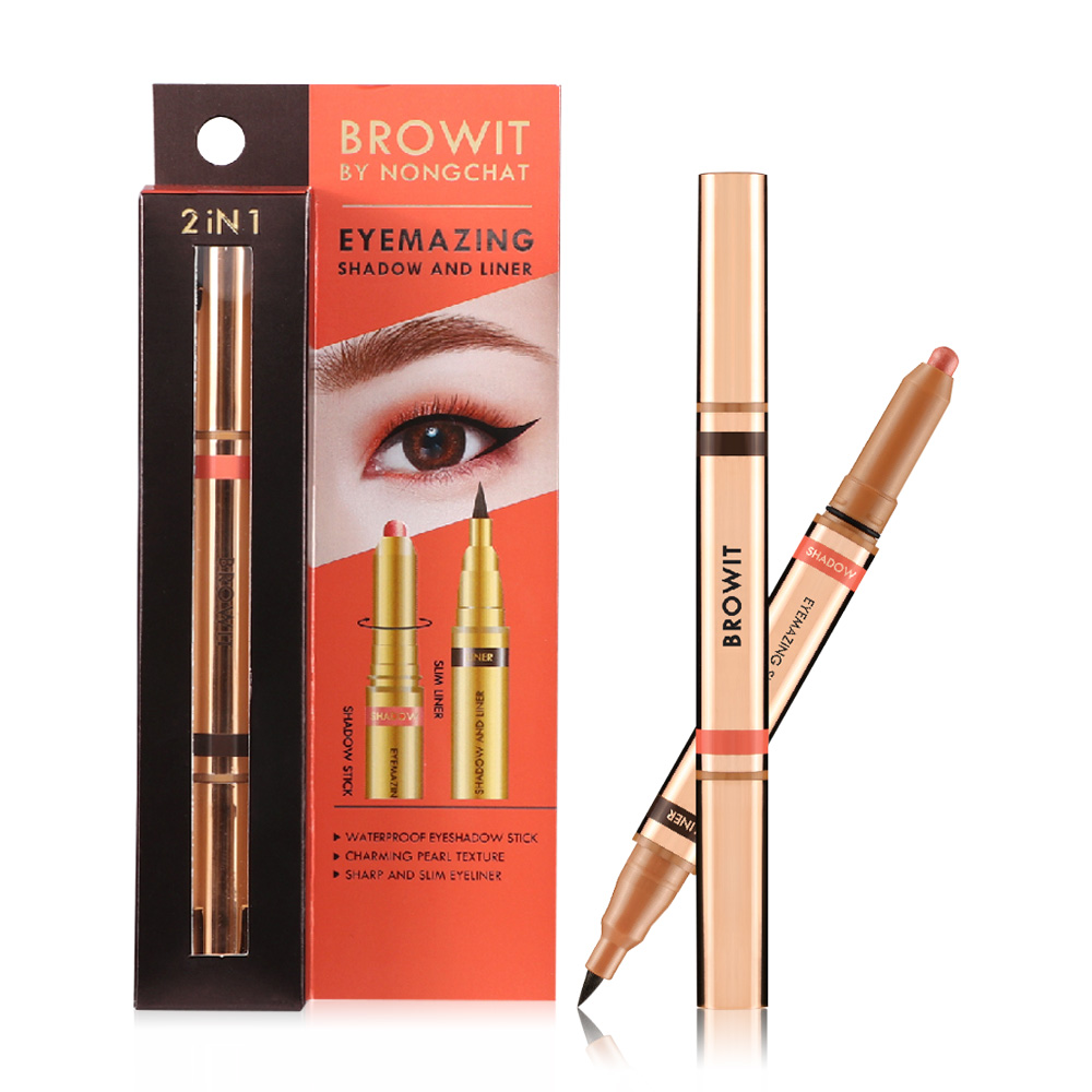 Browit 2 In 1 Eyemazing Shadow and Liner #Charming Apricot