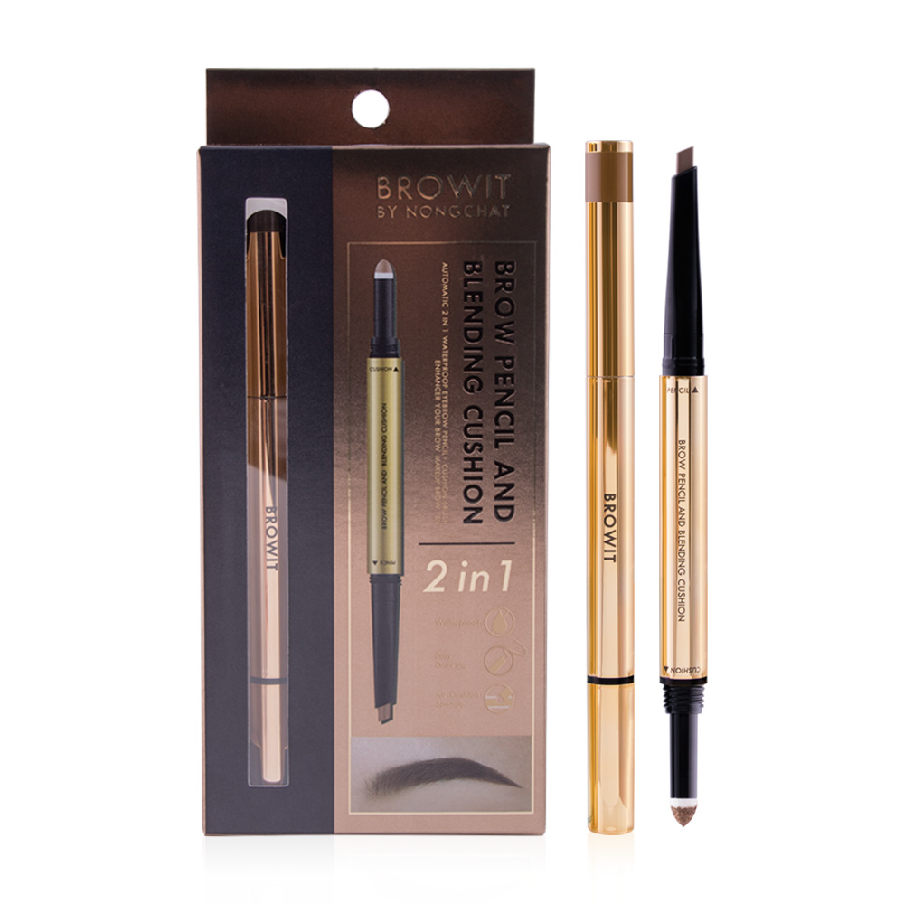 Browit Brow Pencil and Blending Cushion #Dark Blonde