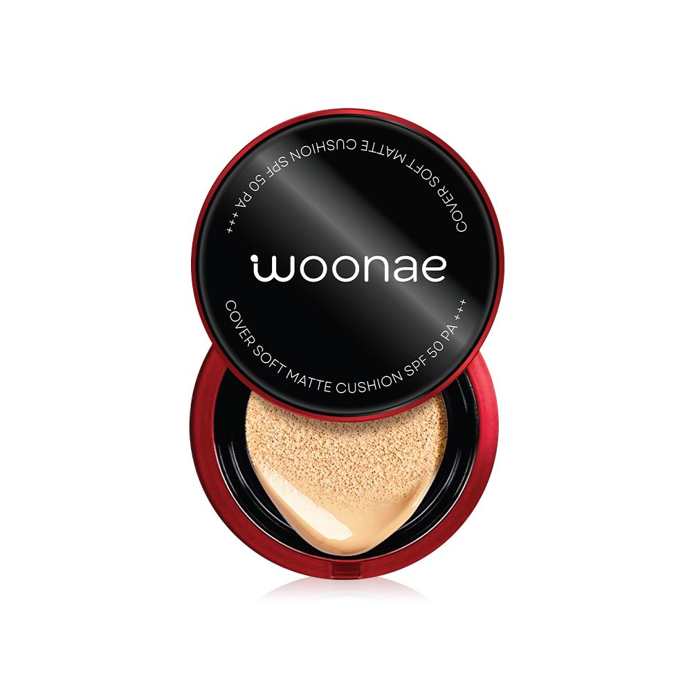 Woonae Cover Soft Matte Cushion SPF 50 PA+++ 10g #02 Warm Ivory