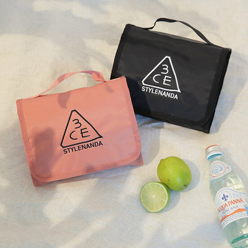 3CE Small Wash Bag 1pc #Black